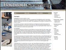 Tablet Screenshot of flachdach.net